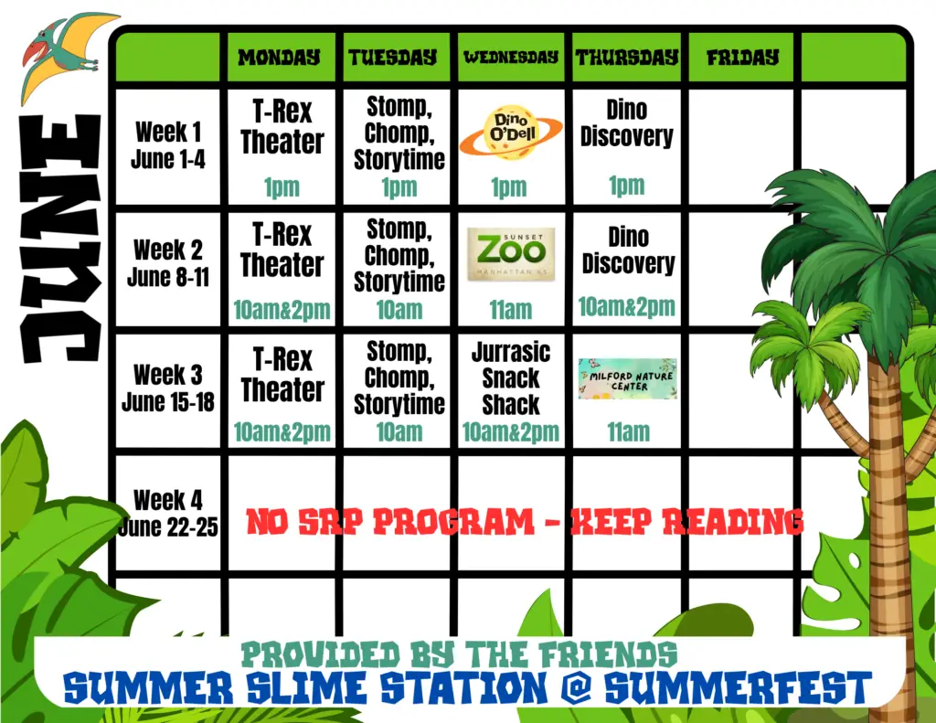 SRP 2026 - June Calendar of events